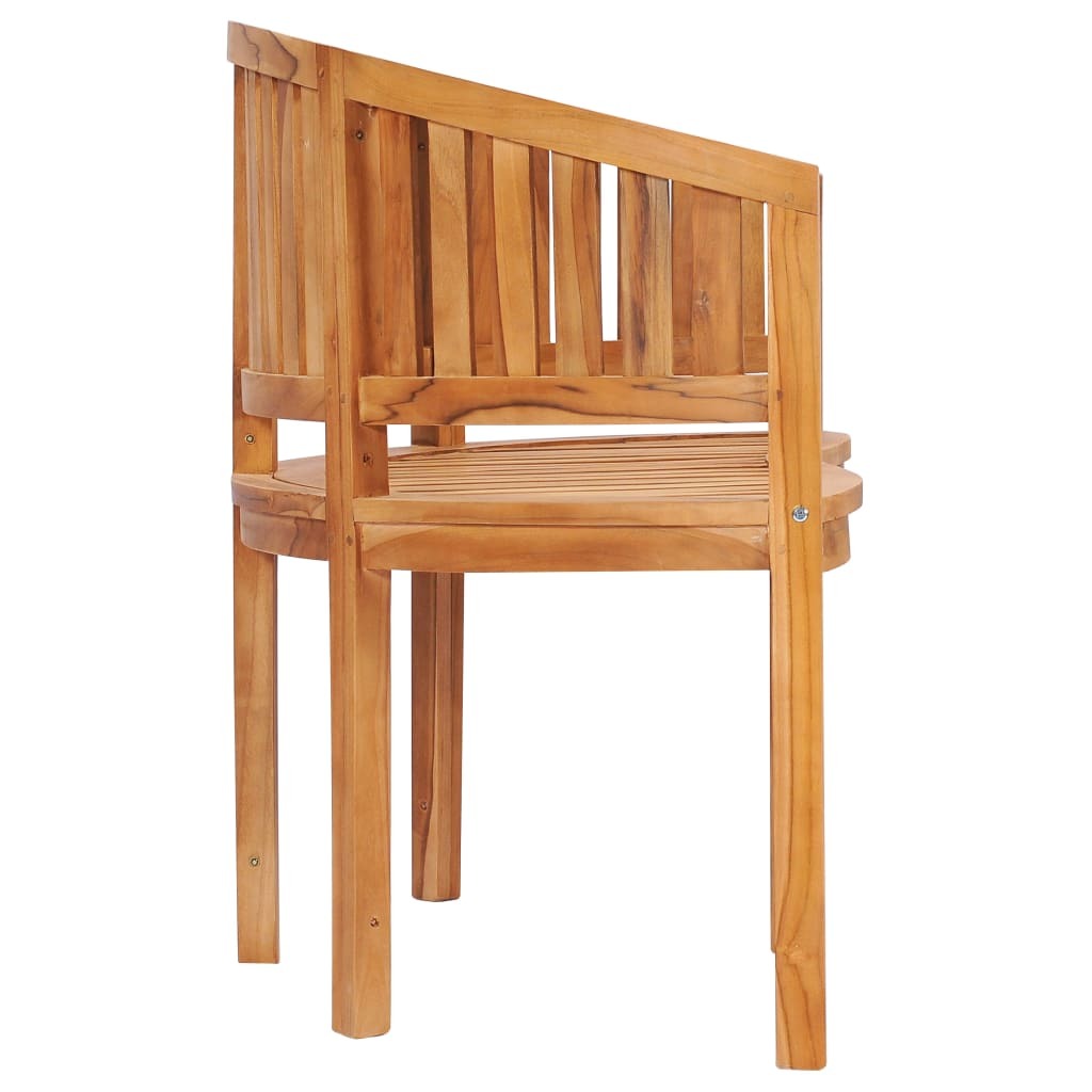 "Merinda" Banana Bench 120 cm Solid Teak Wood