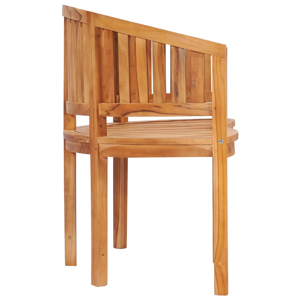 "Meryll" Banana Bench 151 cm Solid Teak Wood