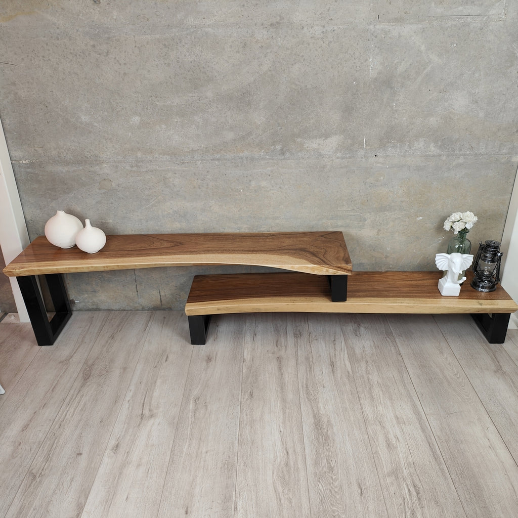 "Bungalow" Raintree Wood Adjustable Length TV Entertainment Unit [1.7m to 2.8m]