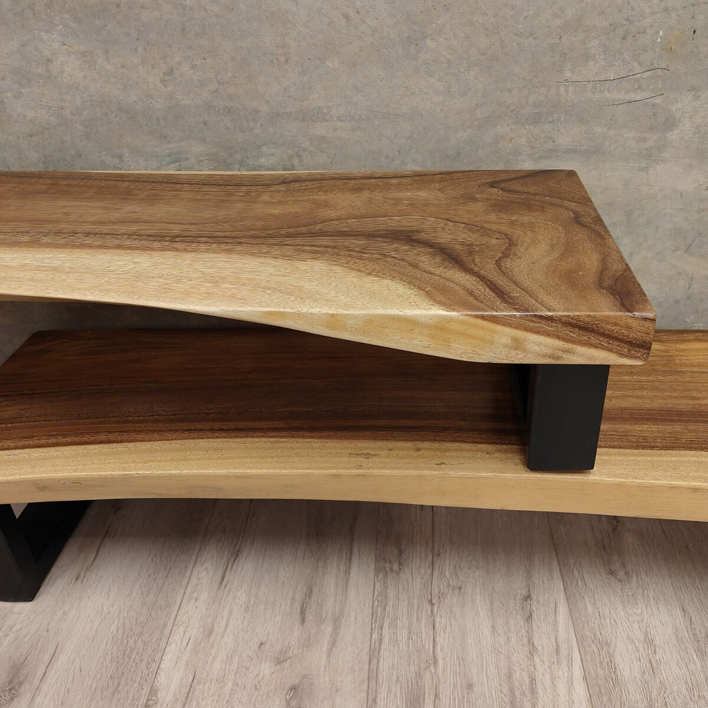 "Bungalow" Raintree Wood Adjustable Length TV Entertainment Unit [1.7m to 2.8m]
